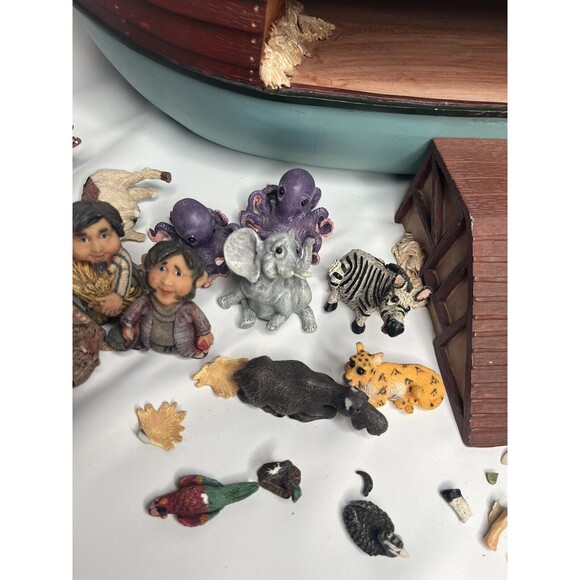 Holy Herd Pete Aspit Noahs Ark/ Animal Sets/Ark/Noah Family/base As Is See Photo - Picture 4 of 9